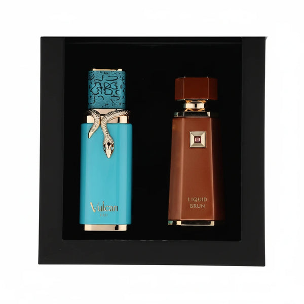 Perfume Vulcan Feu And Perfume Liquid Brun By French Avenue Git Set