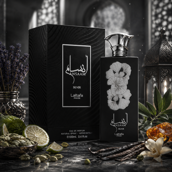 Ansaam Silver Eau de Parfum 100ml by Lattafa Pride