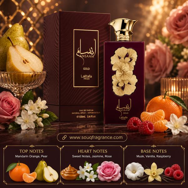 Ansaam Gold Eau de Parfum 100ml by Lattafa Pride