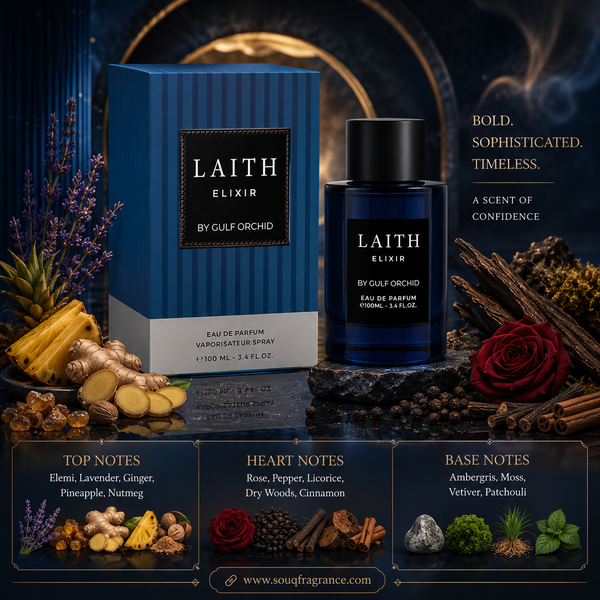 Laith Elixir Eau de Parfum 100ml by Gulf Orchid