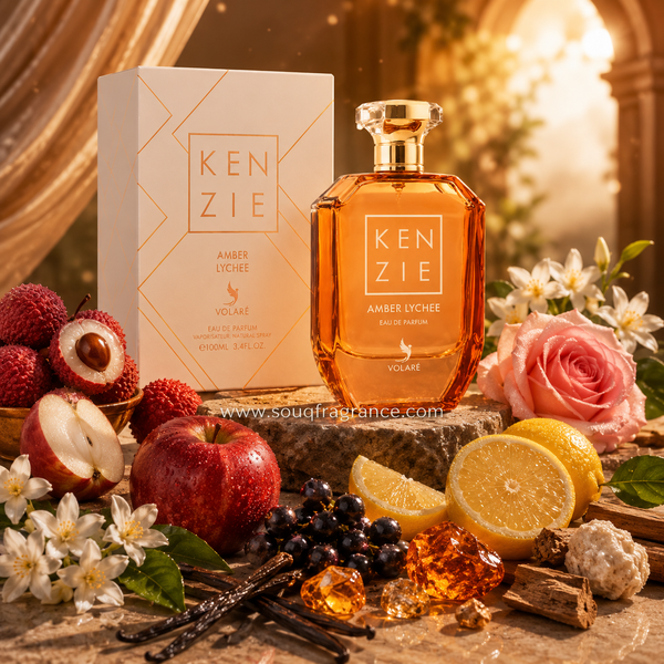 Kenzie Amber Lychee Eau de Parfum 100ml by Volaré