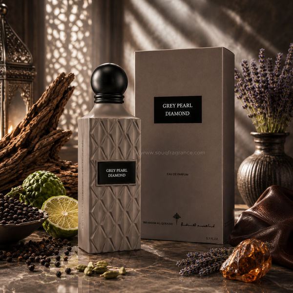 Grey Pearl Diamond Eau de Parfum 150ml by Ibrahim Al Qurashi