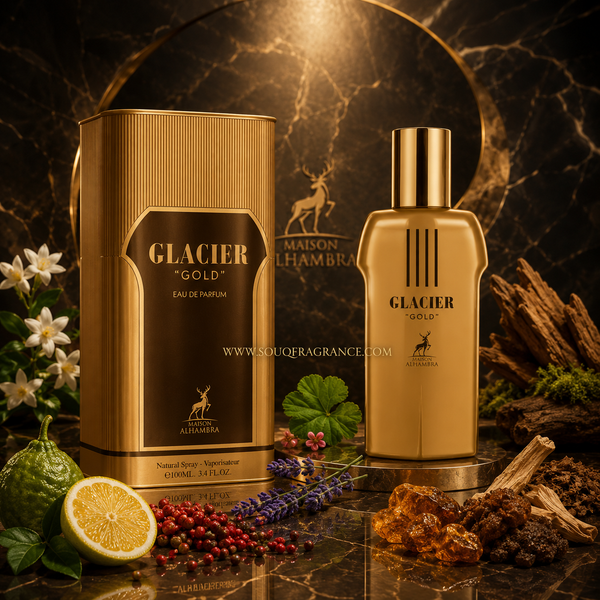 Glacier Gold Eau de Parfum 100ml by Maison Alhambra