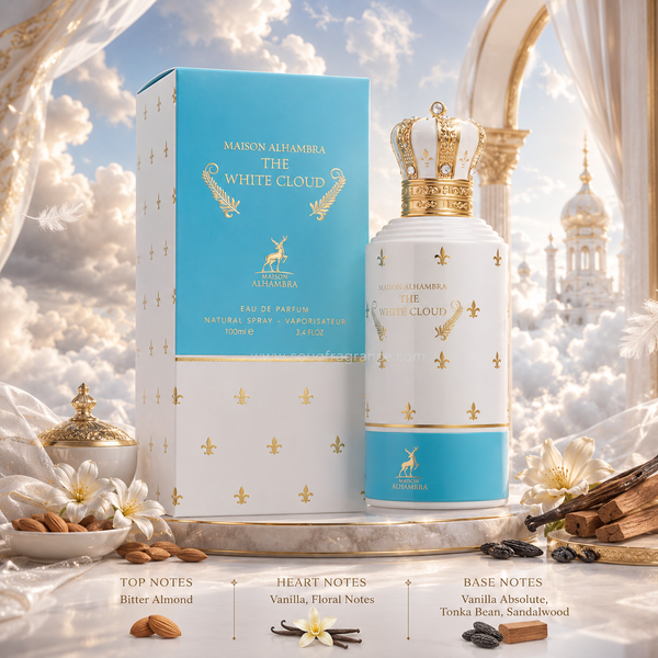 The White Cloud Eau de Parfum 100ml by Maison Alhambra