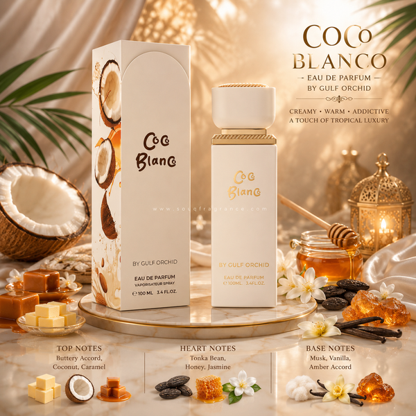 Coco Blanco Eau de Parfum 100ml by Gulf Orchid