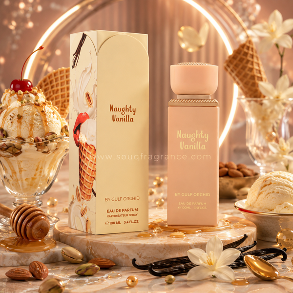 Naughty Vanilla Eau de Parfum 100ml by Gulf Orchid