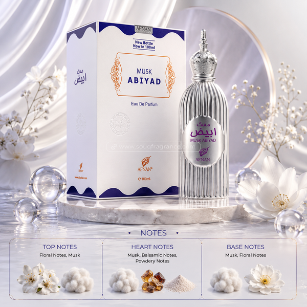 Musk Abiyad Eau de Parfum 100ml by Afnan