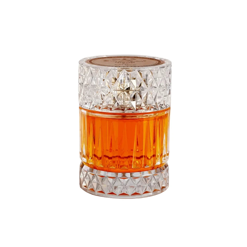 Sharaf Blend perfume by Zimaya on a white background 